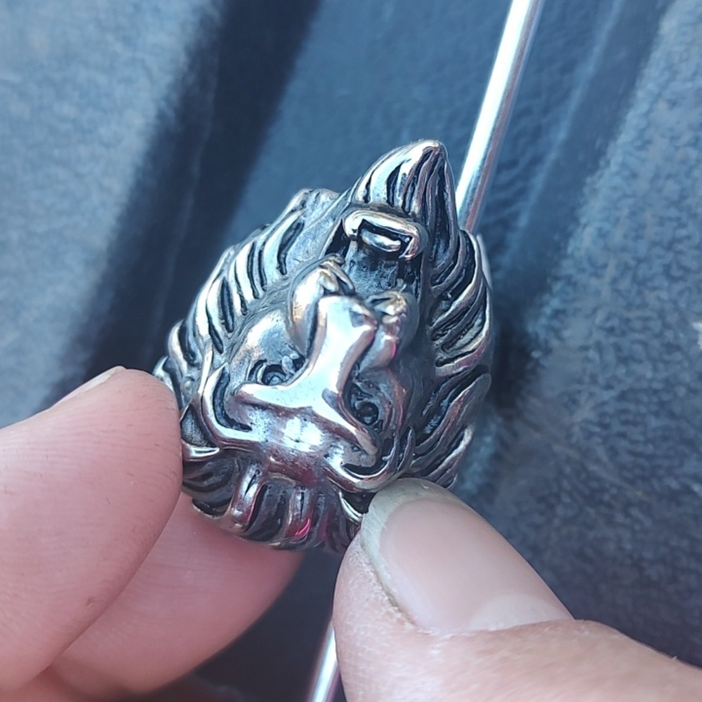 Lion Ring Stainless Steel - Picture 6 of 6